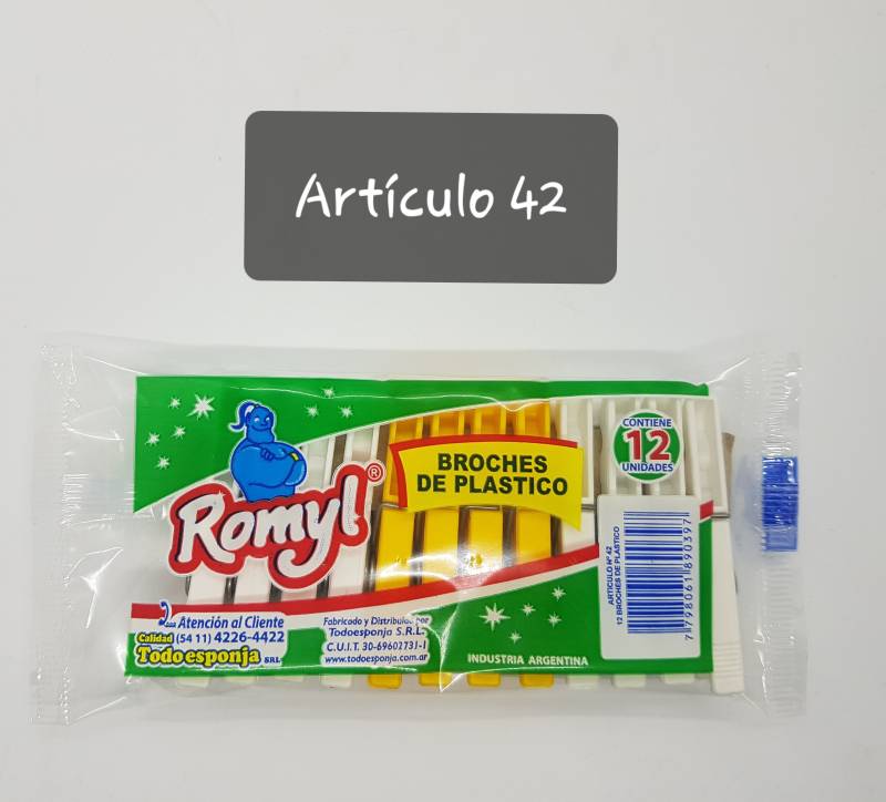 Broche De Plastico Reforzado Romyl