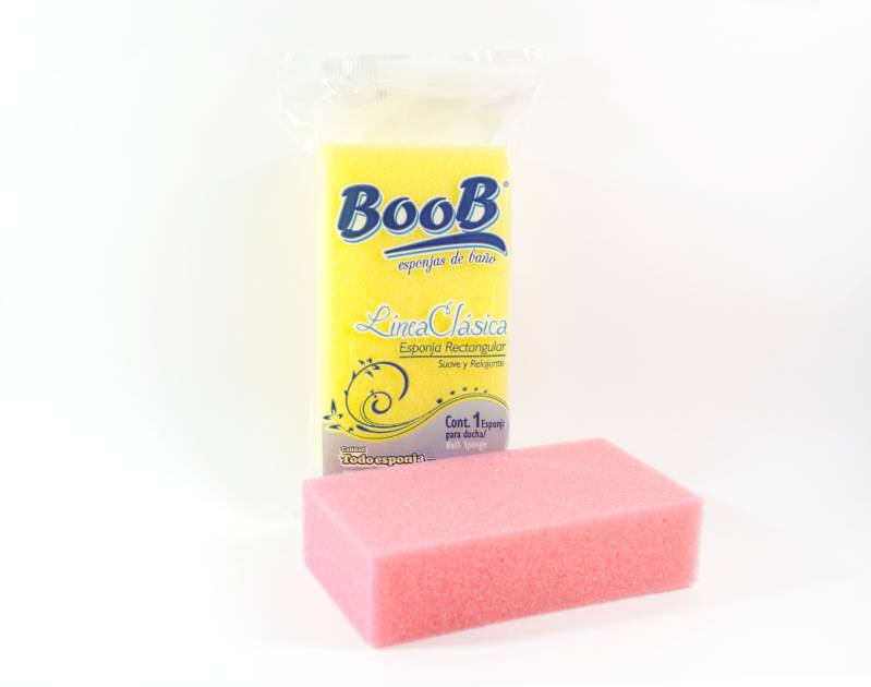 Esponja De Baño Rectangular Boob Chica