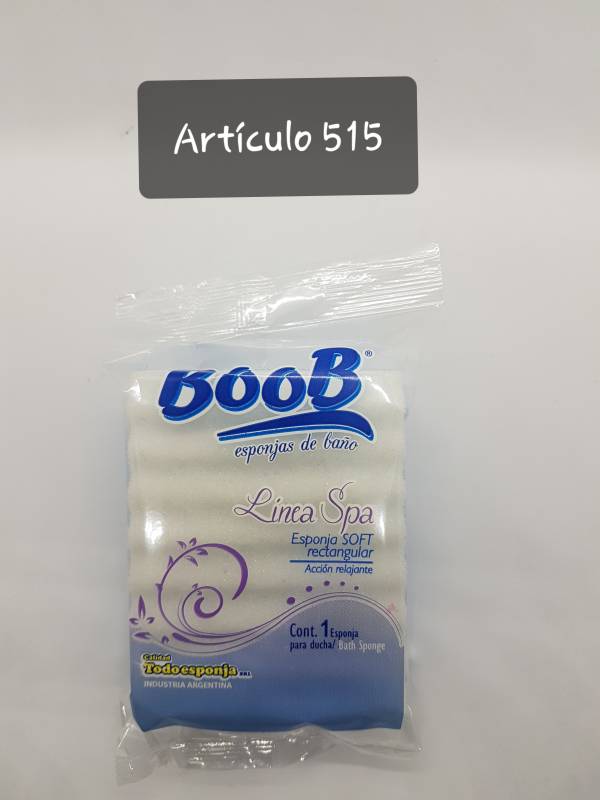 Esponja De Baño Soft Boob Rectangular
