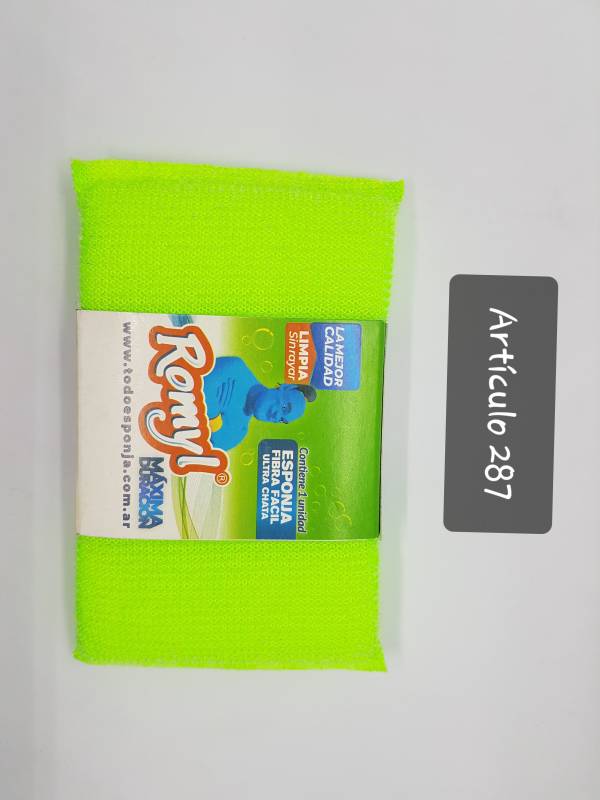 Esponja De Cocina Fibra Facil Ultra Chata