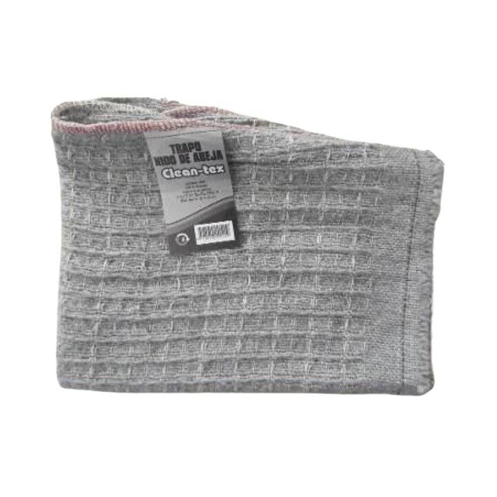 Trapo Nido De Abeja Gris Clean Tex