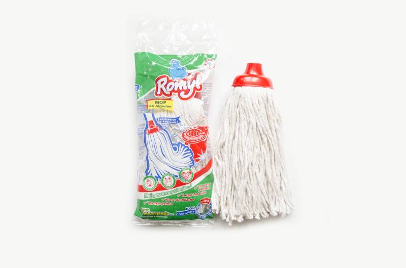 Mopa De Algodon Blanca Romyl