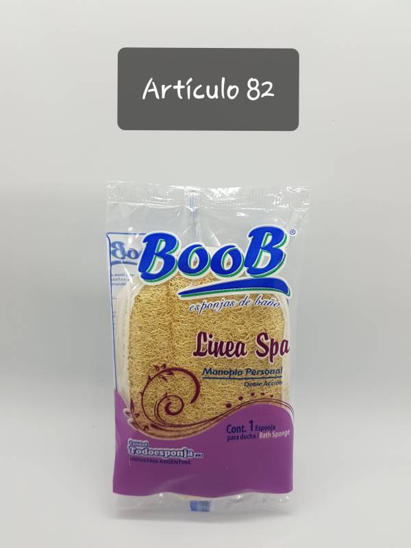 Manopla De Baño Con Vegetal Mediana