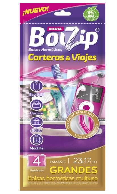 Bolzip Carteras-Viajes Grande X4