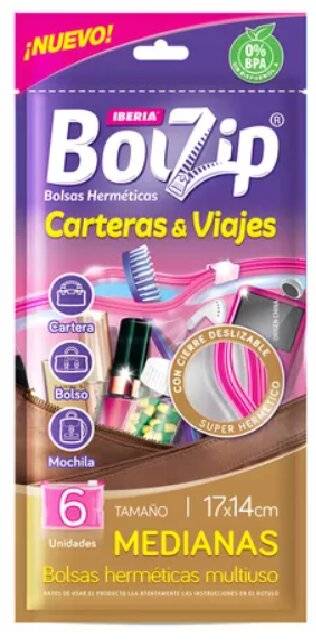 Bolzip Carteras-Viajes Mediana X6