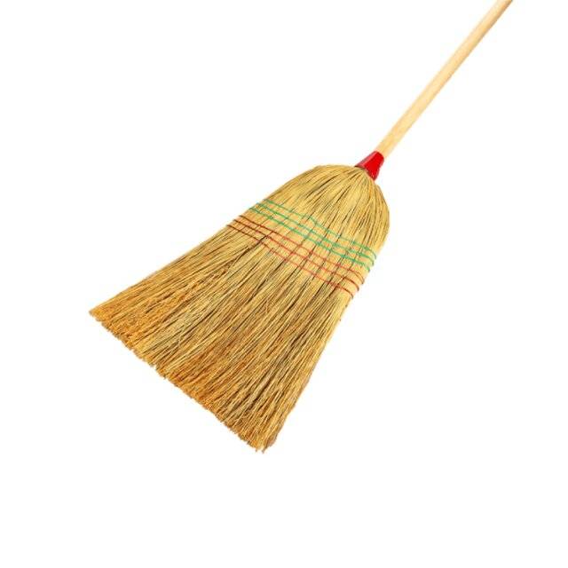 Escoba De Paja Roja