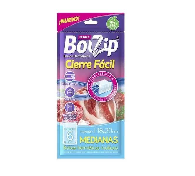 Bolzip Cierra Facil Mediana X6