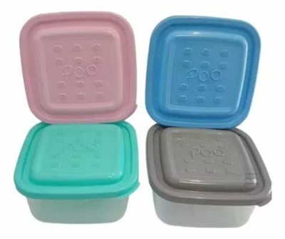 Hermético Ucu  1 Lts Cuadrado (Tupper)