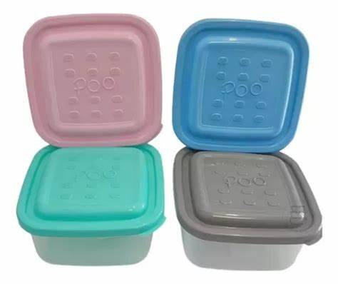 Hermético Ucu  1 Lts Cuadrado (Tupper)