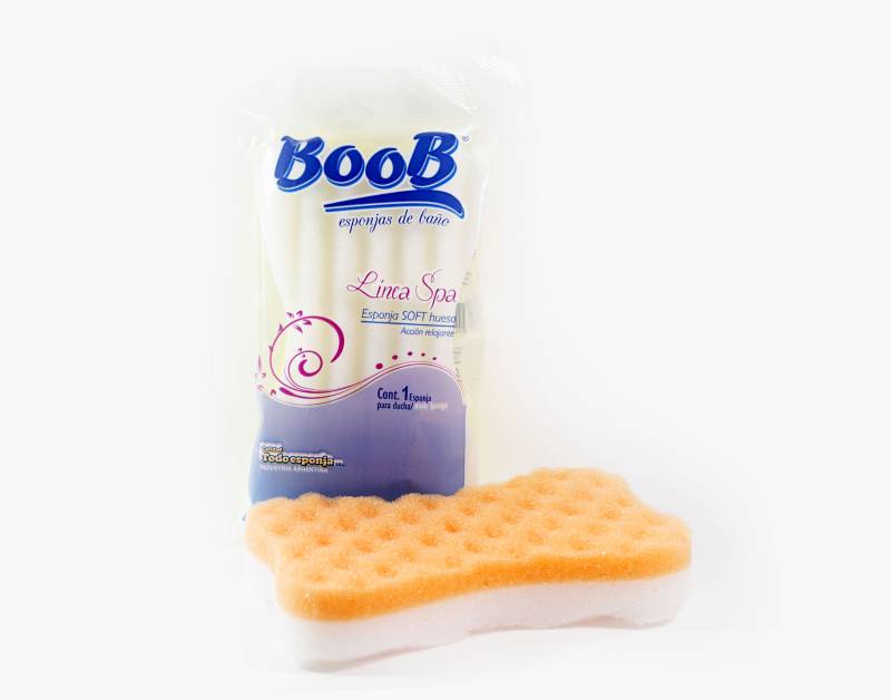 Esponja De Baño Soft Boob Hueso