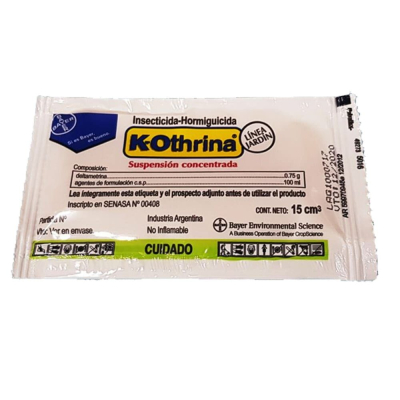 Insecticida Liquido K-Othrina 15Cc Sachet