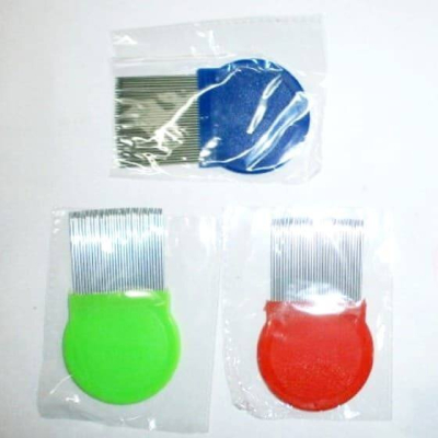 Peine De Piojos Acero En Bolsa