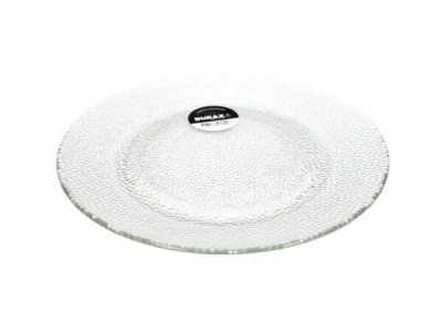 Plato De Vidrio Durax Forjado Playo