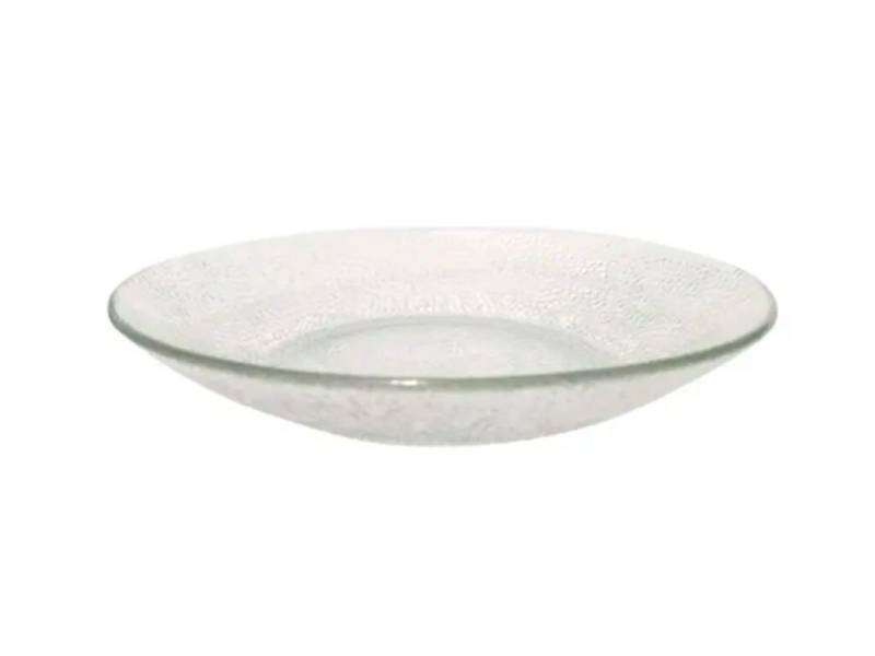 Plato De Vidrio Durax Forjado Hondo