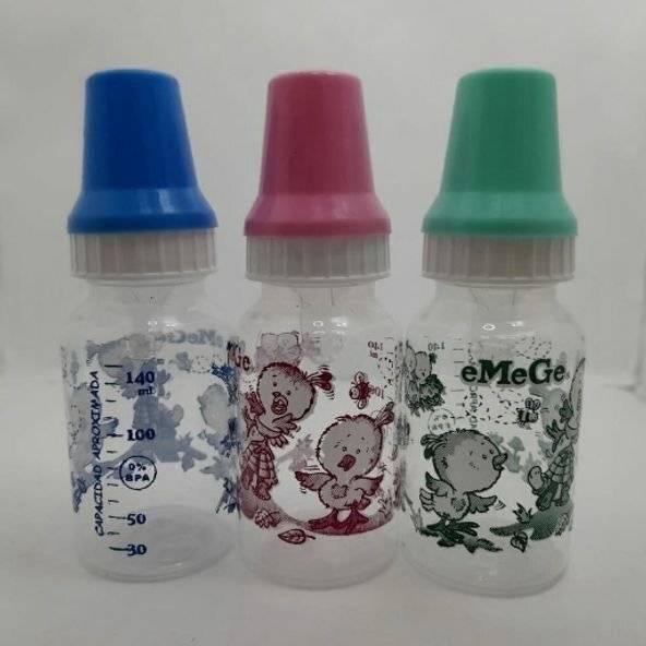 Mamadera Chica Con Tetina Emege