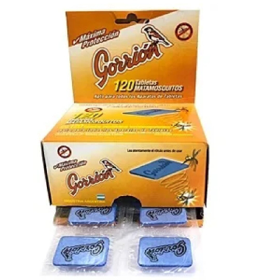 Tableta Para Mosquitos X120 Gorrion