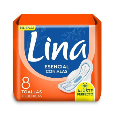 Toallita Lina Esencial Con Alas