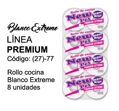 Rollo De Cocina New Pel Super Mega (Bulto X 8 Rollos)