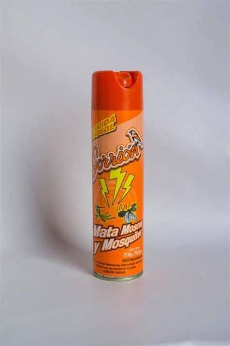 Insecticida En Aerosol Gorrion Mata Moscas Y Mosquitos