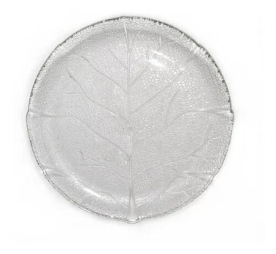 Plato De Vidrio Durax Labrado Playo