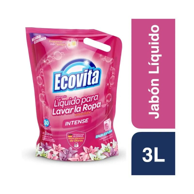 Jabon Liquido Ecovita Rojo 3 Lts