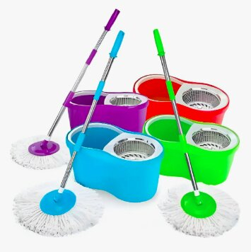 Balde Centrifugo Con Dispenser (Spin Mop)