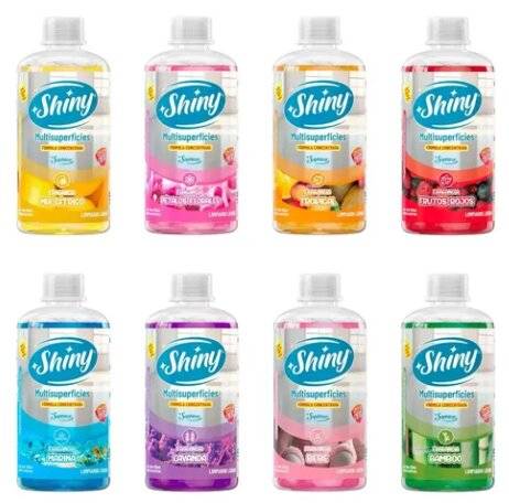 Aromatizador Limpiador Liquido Multisuperficies Shiny (Saphirus)