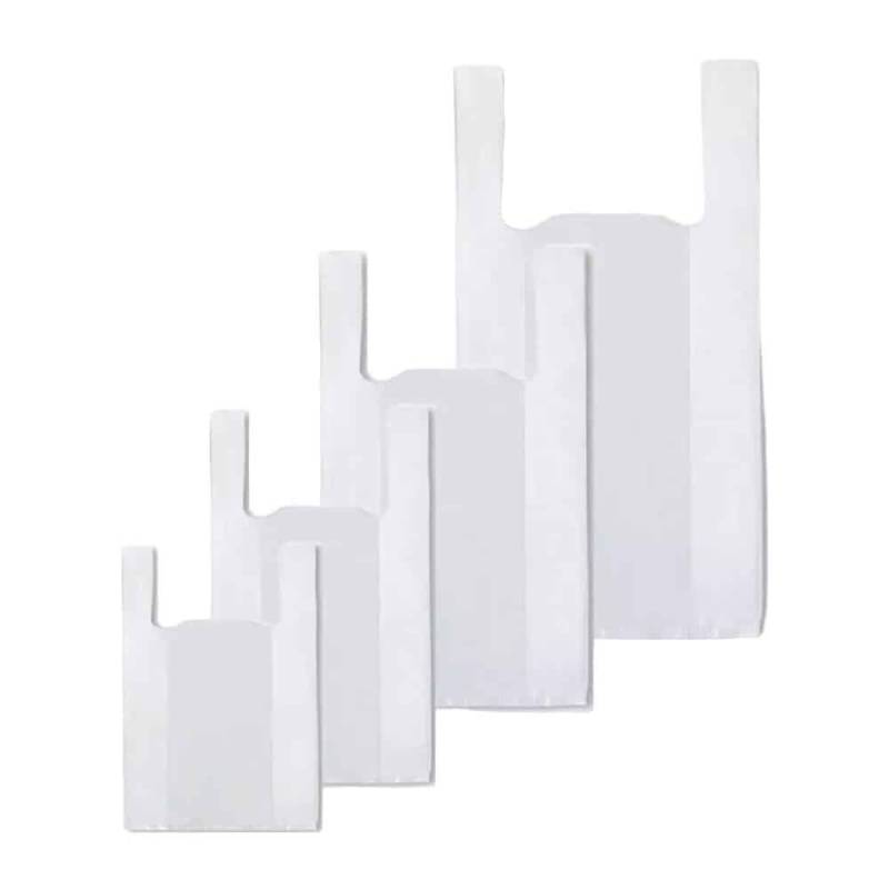 Bolsa Camiseta Blanca 50X70 (Pack)