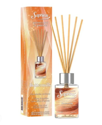 Aromatizador De Ambientes Varillas Difusoras  60 Ml ( Buttermilk )