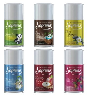 Aromatizador Aerosol Saphirus  (Surtido )