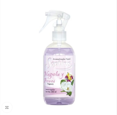 Aromatizador Textil Saphirus ( Magnolia Y Fresias )