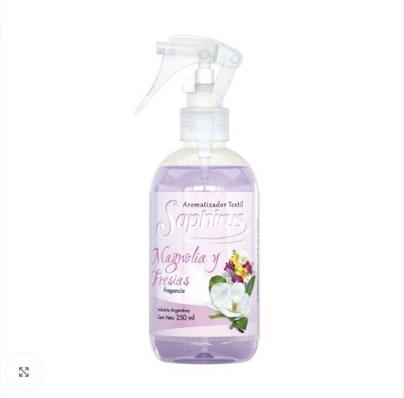 Aromatizador Textil Saphirus ( Magnolia Y Fresias )