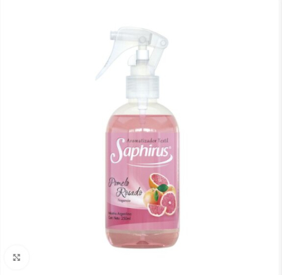 Aromatizador Textil Saphirus ( Pomelo Rosado )