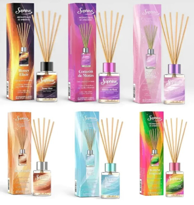 Aromatizador De Ambientes Varillas Difusoras  60 Ml  ( Surtido )