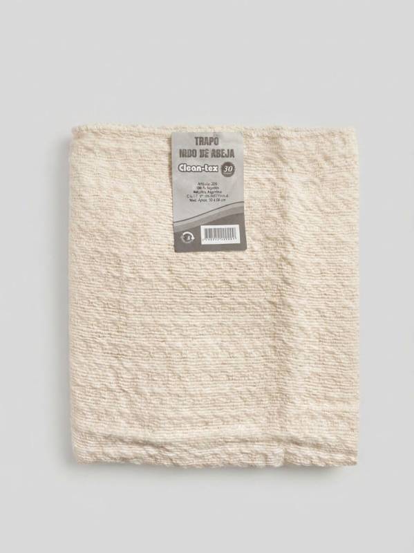 Trapo Nido De Abeja Blanco Clean Tex