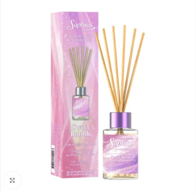 Aromatizador De Ambientes Varillas Difusoras  60 Ml ( Sweet Bubble )