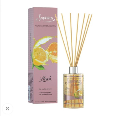 Aromatizador De Ambientes Varillas Difusoras 125 Ml ( Linah )