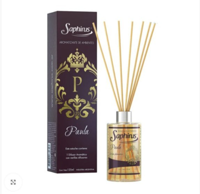 Aromatizador De Ambientes Varillas Difusoras 125 Ml ( Paula )