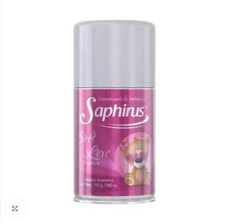 Aromatizador Aerosol Saphirus ( Soft Love )