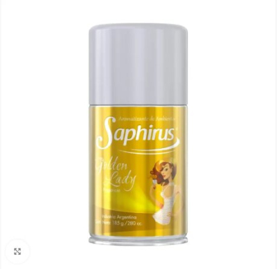 Aromatizador Aerosol Saphirus ( Golden Lady )