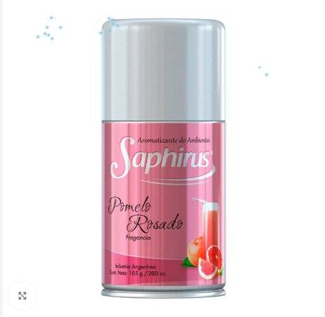 Aromatizador Aerosol Saphirus ( Pomelo Rosado )