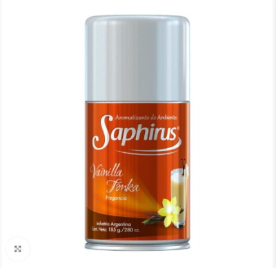 Aromatizador Aerosol Saphirus ( Vainilla Tonka )