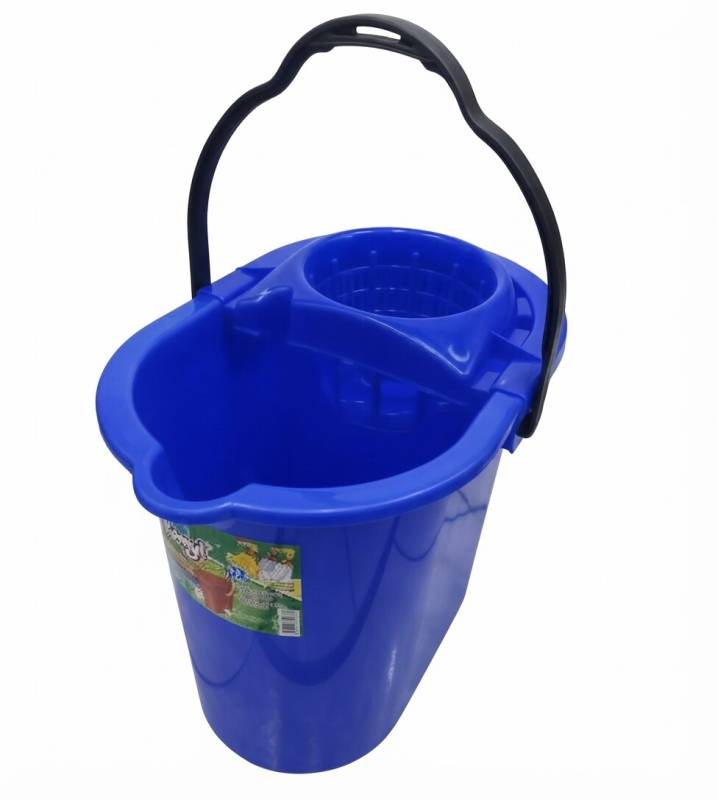 Balde Ovalado Con Escurridor Romyl 14 Lts