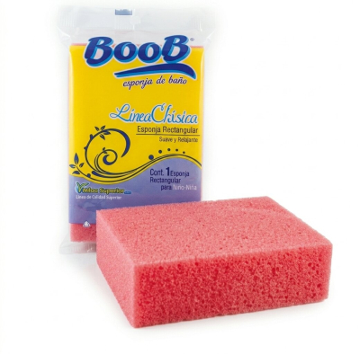 Esponja De Baño Rectangular Boob Chica