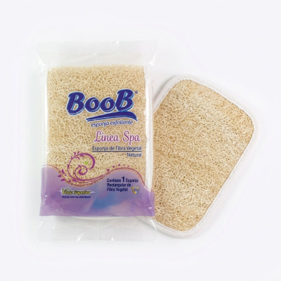 Manopla De Baño Con Vegetal Grande