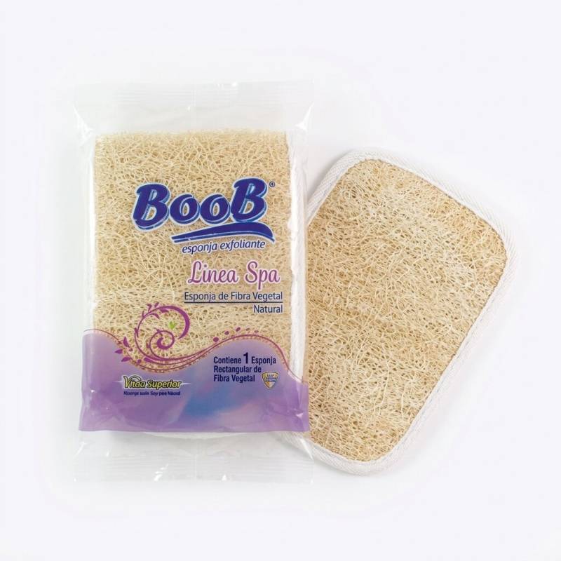 Manopla De Baño Con Vegetal Grande