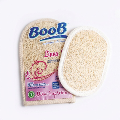Manopla De Baño Con Vegetal Mediana