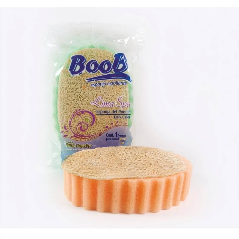 Esponja De Baño Ovalada Con Vegetal