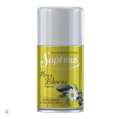 Aromatizador Aerosol Saphirus ( Flores Blancas )