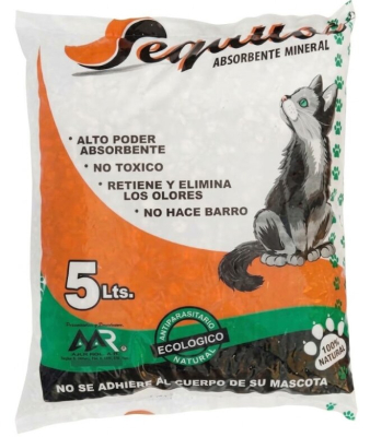 Piedras Para Gato Sanitarias Sequitos 5 Lts
